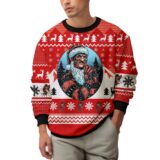 Hooktab Santa Freddy Krueger A Nightmare On Elm Street Ugly Christmas Sweater