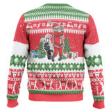 Hooktab Santa Golf Swing Ugly Christmas Sweater