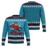 Hooktab Santa Ho-Man Ugly Christmas Sweater