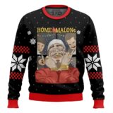 Hooktab Santa Home Malone Ugly Christmas Sweater