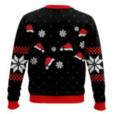 Hooktab Santa Home Malone Ugly Christmas Sweater