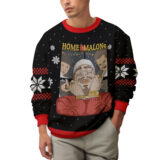 Hooktab Santa Home Malone Ugly Christmas Sweater