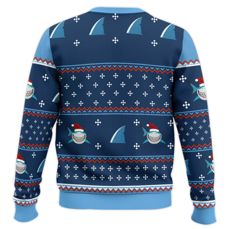 Hooktab Santa Jaws Is Coming For You Ugly Christmas Sweater Hooktab Santa Jaws Is Coming For You Ugly Christmas Sweater