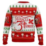 Hooktab Santa Kris Kringle Miracle On 34th Street Ugly Christmas Sweater