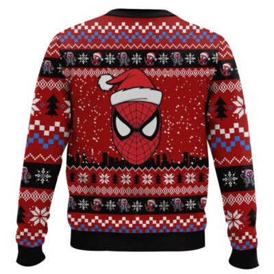 Hooktab Santa Parker Spiderman Ugly Christmas Sweater