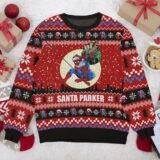 Hooktab Santa Parker Spiderman Ugly Christmas Sweater