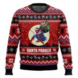 Hooktab Santa Parker Spiderman Ugly Christmas Sweater