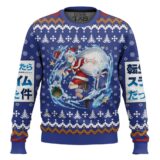 Hooktab Santa Rimuru That Time I Got Reincarnated As A Slime Ugly Christmas Sweater