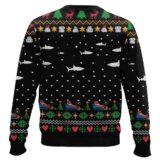 Hooktab Santa Shark Ho Ho Ho Ugly Christmas Sweater