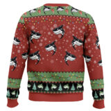 Hooktab Santa Shark Hoo Hoo Hoo Ugly Christmas Sweater