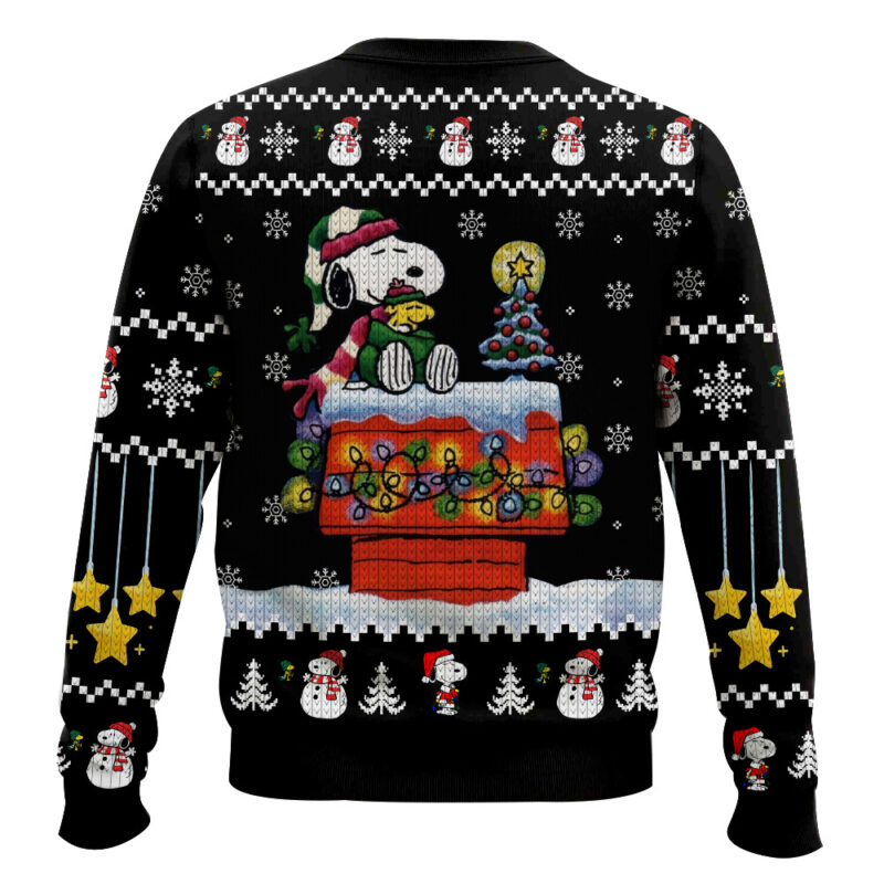 Hooktab Santa Snoopy The Charlie Brown and Snoopy Show Ugly Christmas Sweater Hooktab Santa Snoopy The Charlie Brown and Snoopy Show Ugly Christmas Sweater