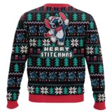 Hooktab Santa Stitch Merry Stitchmas Lilo And Stitch Ugly Christmas Sweater