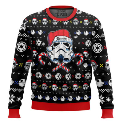 Hooktab Santa Stormtrooper Star Wars Ugly Christmas Sweater