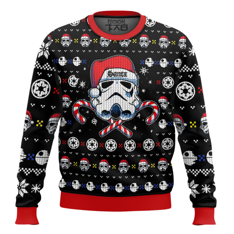Hooktab Santa Stormtrooper Star Wars Ugly Christmas Sweater