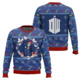 Hooktab Santa Tardis Doctor Who Ugly Christmas Sweater