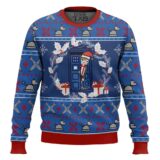 Hooktab Santa Tardis Doctor Who Ugly Christmas Sweater