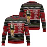Hooktab Santa's Coming Elf Ugly Christmas Sweater