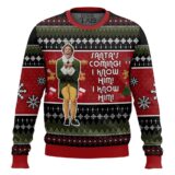 Hooktab Santa's Coming Elf Ugly Christmas Sweater