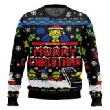 Hooktab Santa's Schedule Ugly Christmas Sweater