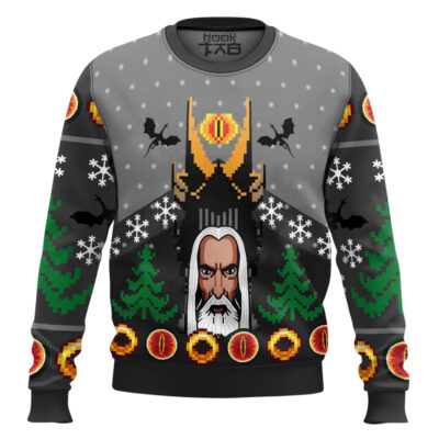 Hooktab Saruman's Betrayal The Lord Of The Rings Ugly Christmas Sweater