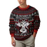 Hooktab Satanic Merry Antichristmas Ugly Christmas Sweater