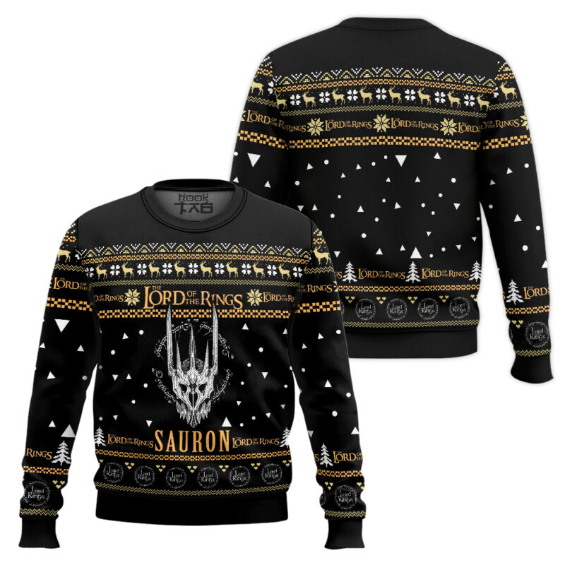 Hooktab Sauron The Lord Of The Rings Ugly Christmas Sweater Hooktab Sauron The Lord Of The Rings Ugly Christmas Sweater