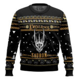 Hooktab Sauron The Lord Of The Rings Ugly Christmas Sweater