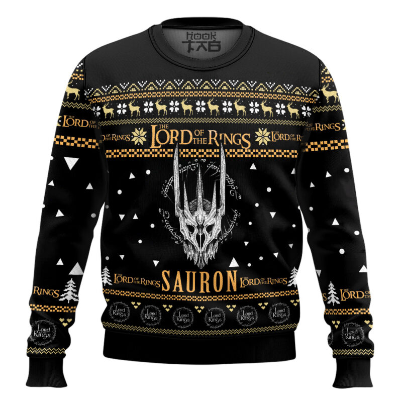 Hooktab Sauron The Lord Of The Rings Ugly Christmas Sweater