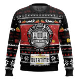 Hooktab Save The Clock Tower Back To The Future Ugly Christmas Sweater
