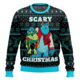 Hooktab Scary Christmas Monsters Inc Ugly Christmas Sweater