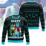 Hooktab Scary Christmas Monsters Inc Ugly Christmas Sweater