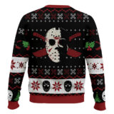 Hooktab Scary Jason Voorhees Friday The 13th Ugly Christmas Sweater