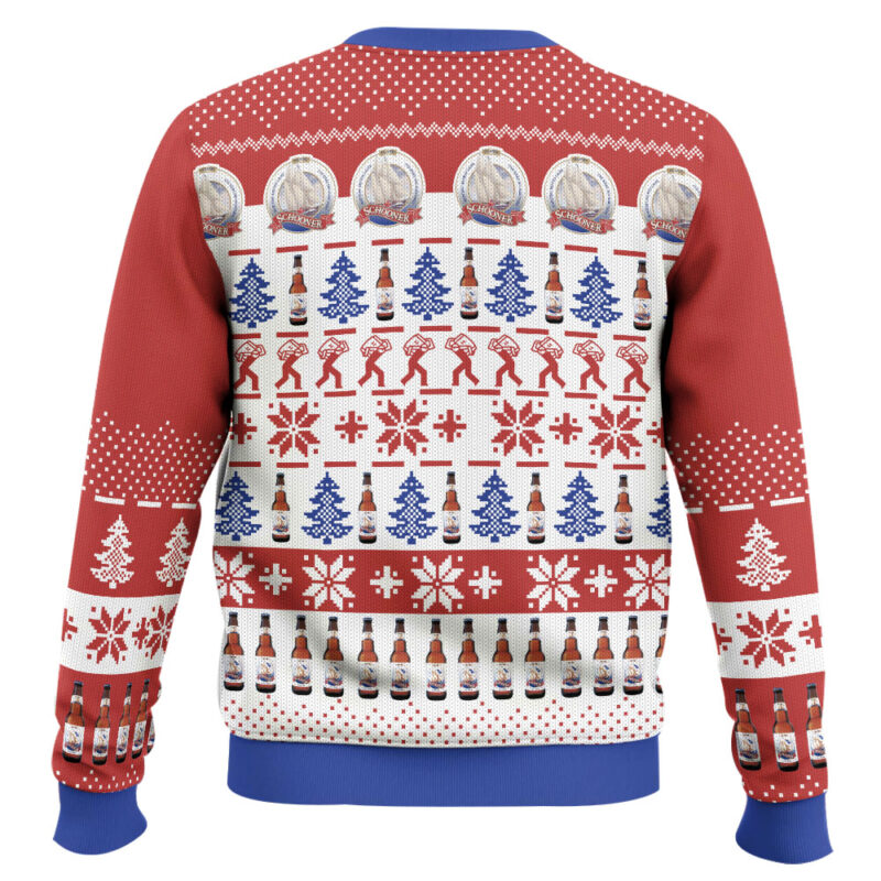 Hooktab Schooner Beer Ugly Christmas Sweater Hooktab Schooner Beer Ugly Christmas Sweater