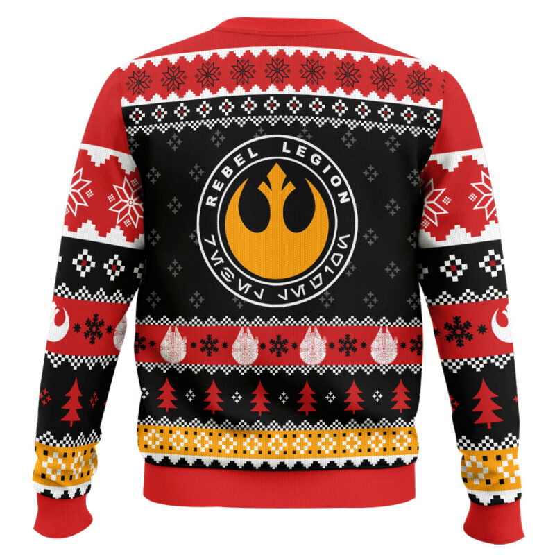 Hooktab Seasons Greetings Star Wars Ugly Christmas Sweater Hooktab Seasons Greetings Star Wars Ugly Christmas Sweater