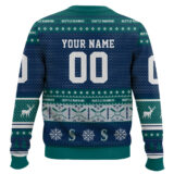 Hooktab Seattle Mariners - Custom Name And Number Ugly Sweater