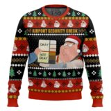 Hooktab Security Check Family Guy Ugly Christmas Sweater