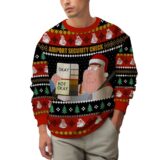 Hooktab Security Check Family Guy Ugly Christmas Sweater