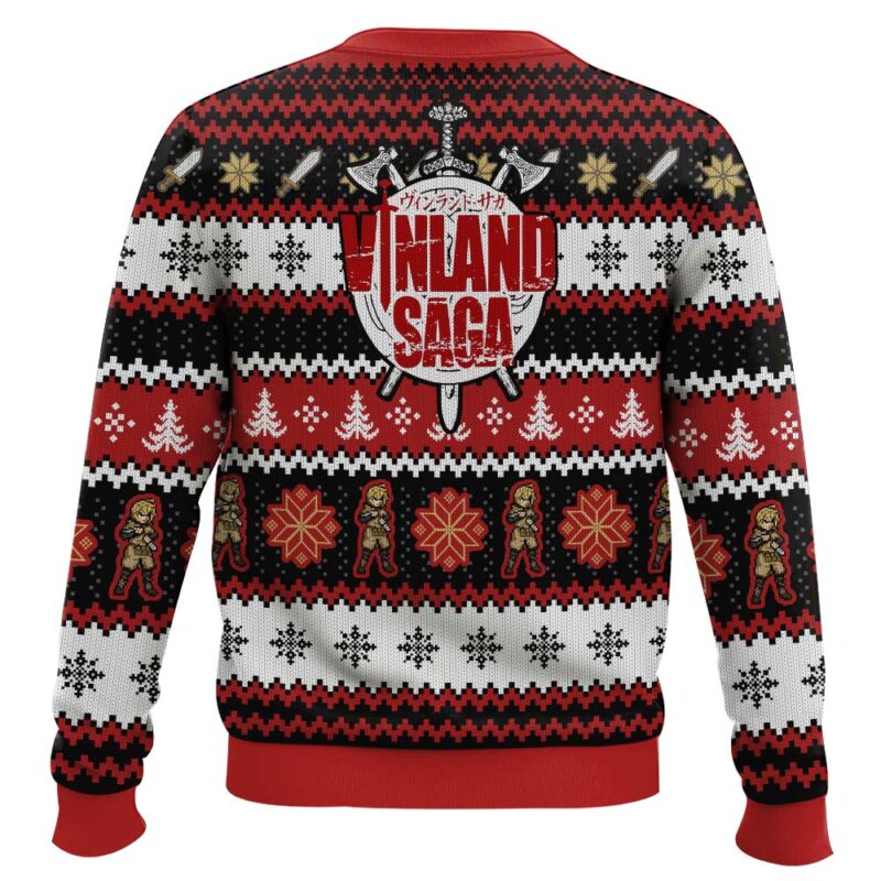 Hooktab See You In Valhalla Vinland Saga Ugly Christmas Sweater Hooktab See You In Valhalla Vinland Saga Ugly Christmas Sweater