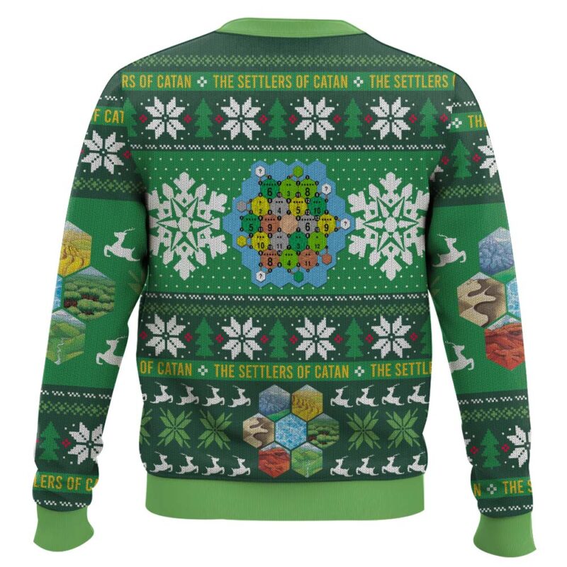 Hooktab Settlers Of Catan Board Games Ugly Christmas Sweater Hooktab Settlers Of Catan Board Games Ugly Christmas Sweater