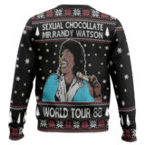 Hooktab Sexual Chocolate Mr. Randy Watson World Tour 88 Ugly Christmas Sweater