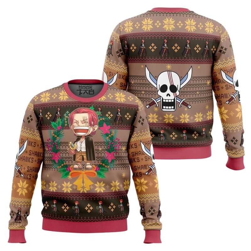 Hooktab Shanks One Piece Ugly Christmas Sweater Hooktab Shanks One Piece Ugly Christmas Sweater