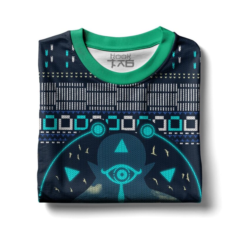 Hooktab Sheikah Eye The Legend Of Zelda Ugly Christmas Sweater Hooktab Sheikah Eye The Legend Of Zelda Ugly Christmas Sweater
