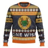 Hooktab Shenron All I Want For Christmas Is One Wish Dragon Ball Z Ugly Christmas Sweater