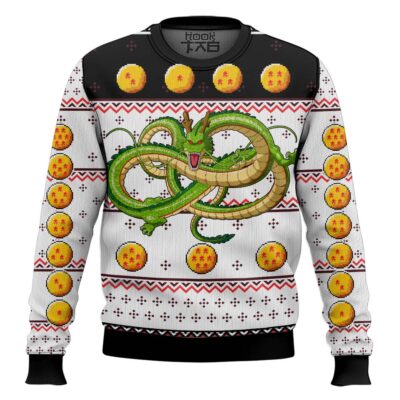 Hooktab Shenron Dragon Ball Ugly Christmas Sweater