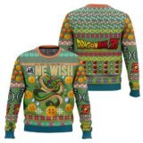 Hooktab Shenron One Wish Dragon Ball Z Ugly Christmas Sweater
