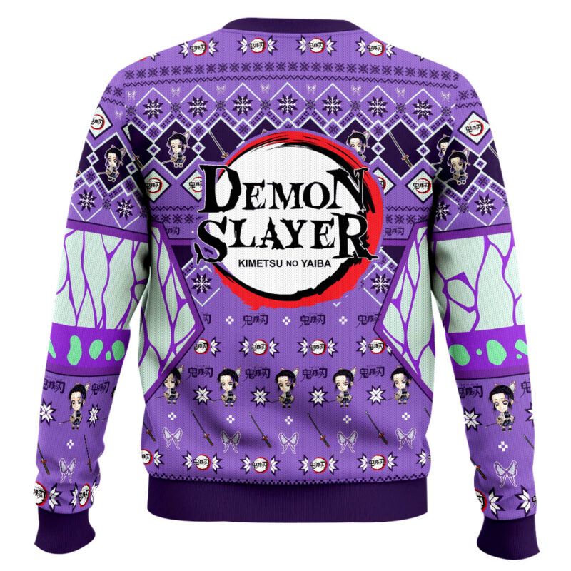 Hooktab Shinobu Kocho Ugly Christmas Sweater Hooktab Shinobu Kocho Ugly Christmas Sweater