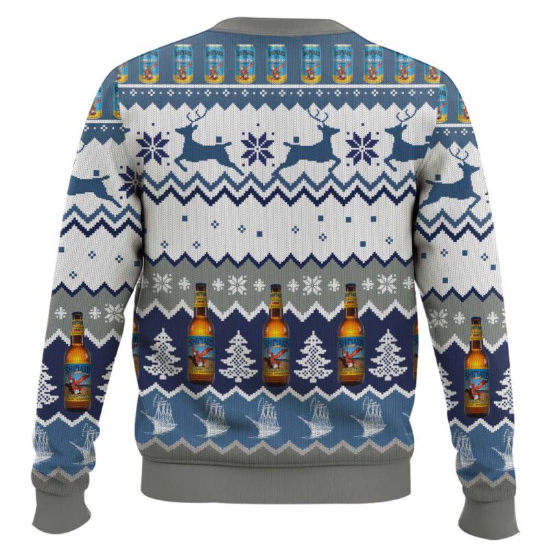 Hooktab Shipyard Summer Ale Ugly Christmas Sweater Hooktab Shipyard Summer Ale Ugly Christmas Sweater