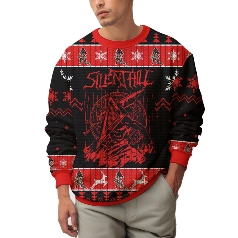 Hooktab Silent Hill Ugly Christmas Sweater Hooktab Silent Hill Ugly Christmas Sweater