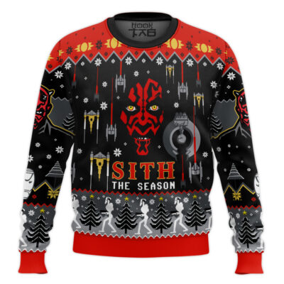 Hooktab Sith The Season Star Wars Ugly Christmas Sweater