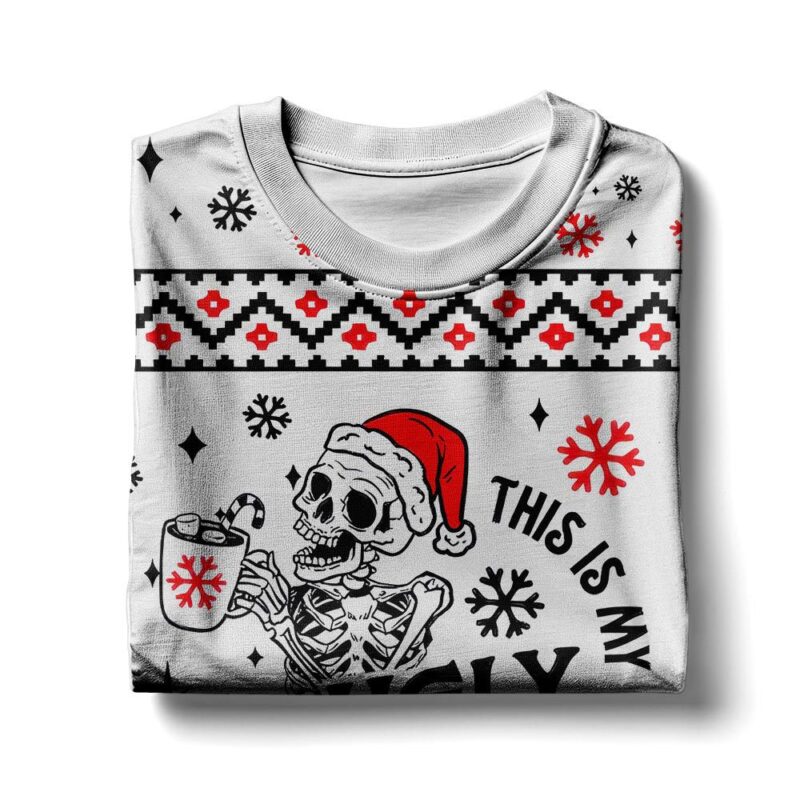 Hooktab Skeleton This Is My Ugly Christmas Sweater Hooktab Skeleton This Is My Ugly Christmas Sweater